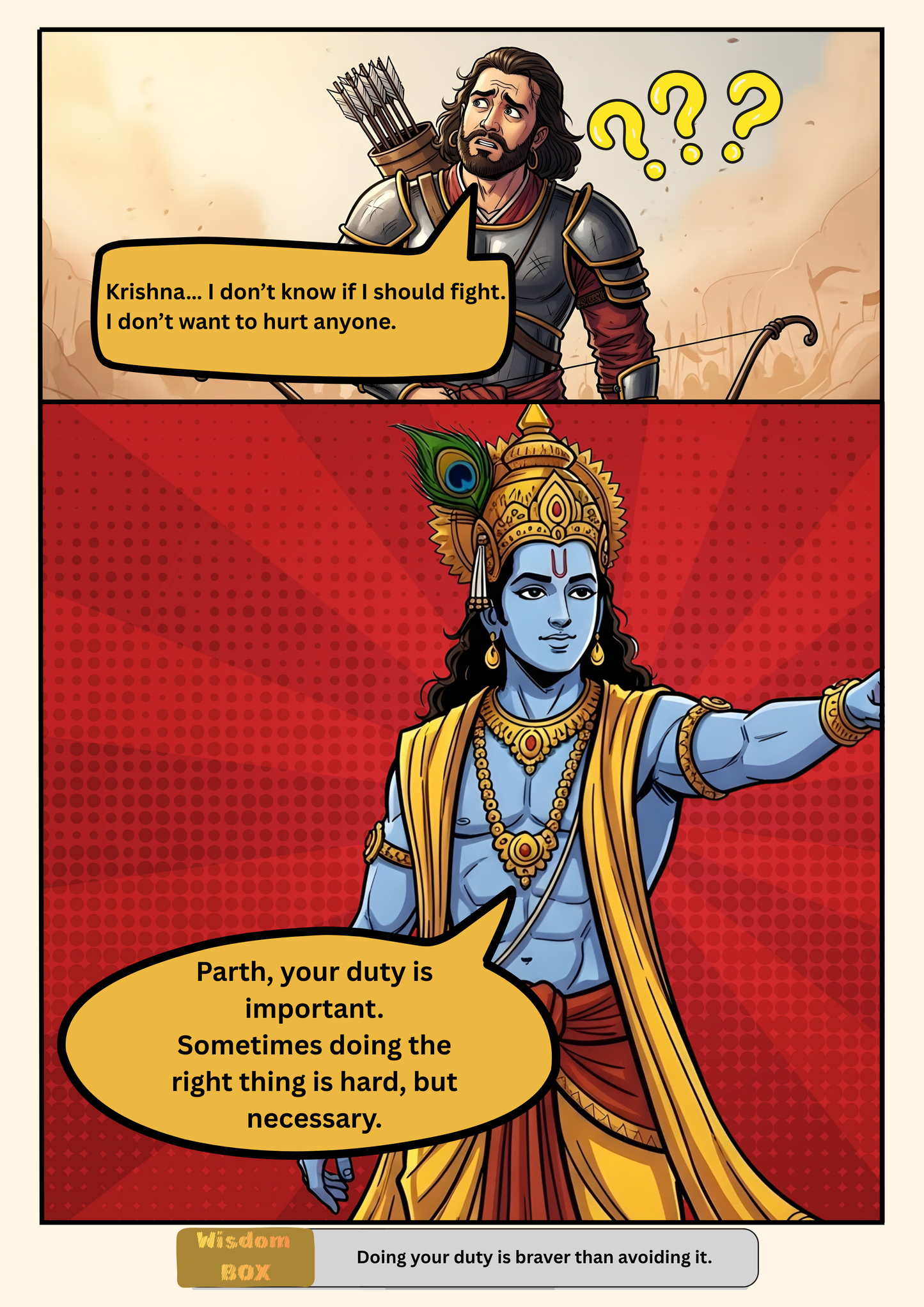 Bhagvad Gita - COMIC STYLE - Digital Book ( Pre-Order)